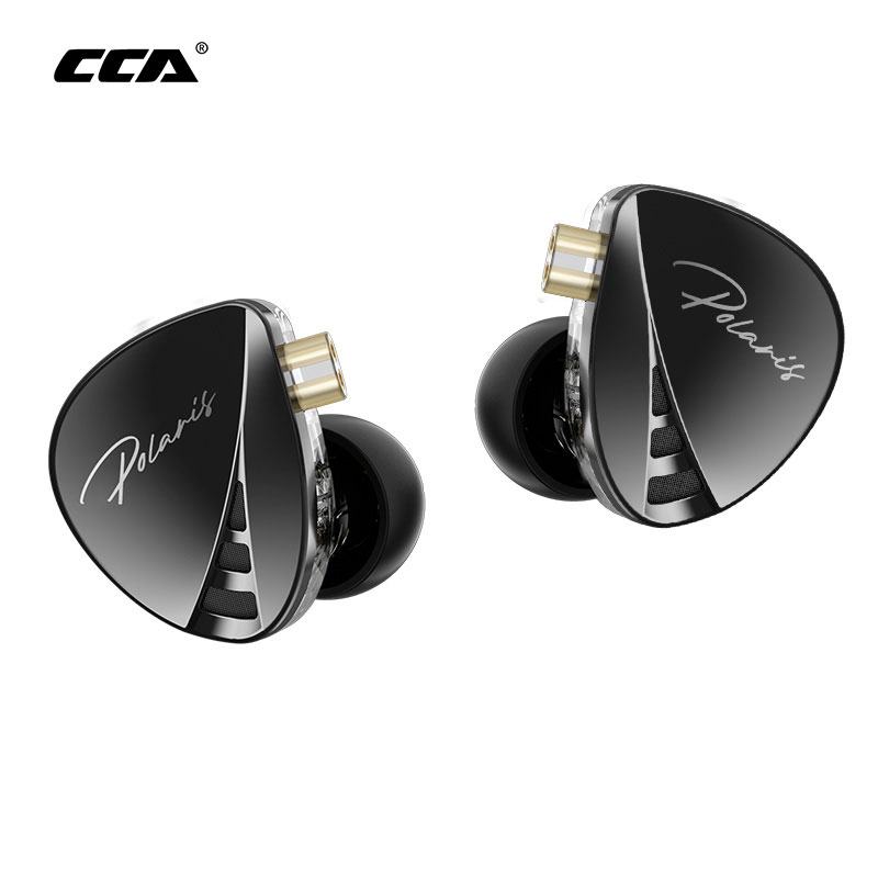 หูฟัง CCA Polaris In-Ear Monitors Dual Dynamic Drivers Wired HiFi Earbuds 4 โหมด EQ Swappable Cable 