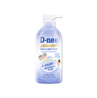 D-nee ดีนี่ ดีลักซ์ สบู่เหลวอาบและสระ 450 มล., สารสกัดลูกพลับญี่ปุ่นช่วยยับยั้งกลิ่นกาย ผิวนุ่มชุ่มชื้นยาวนาน