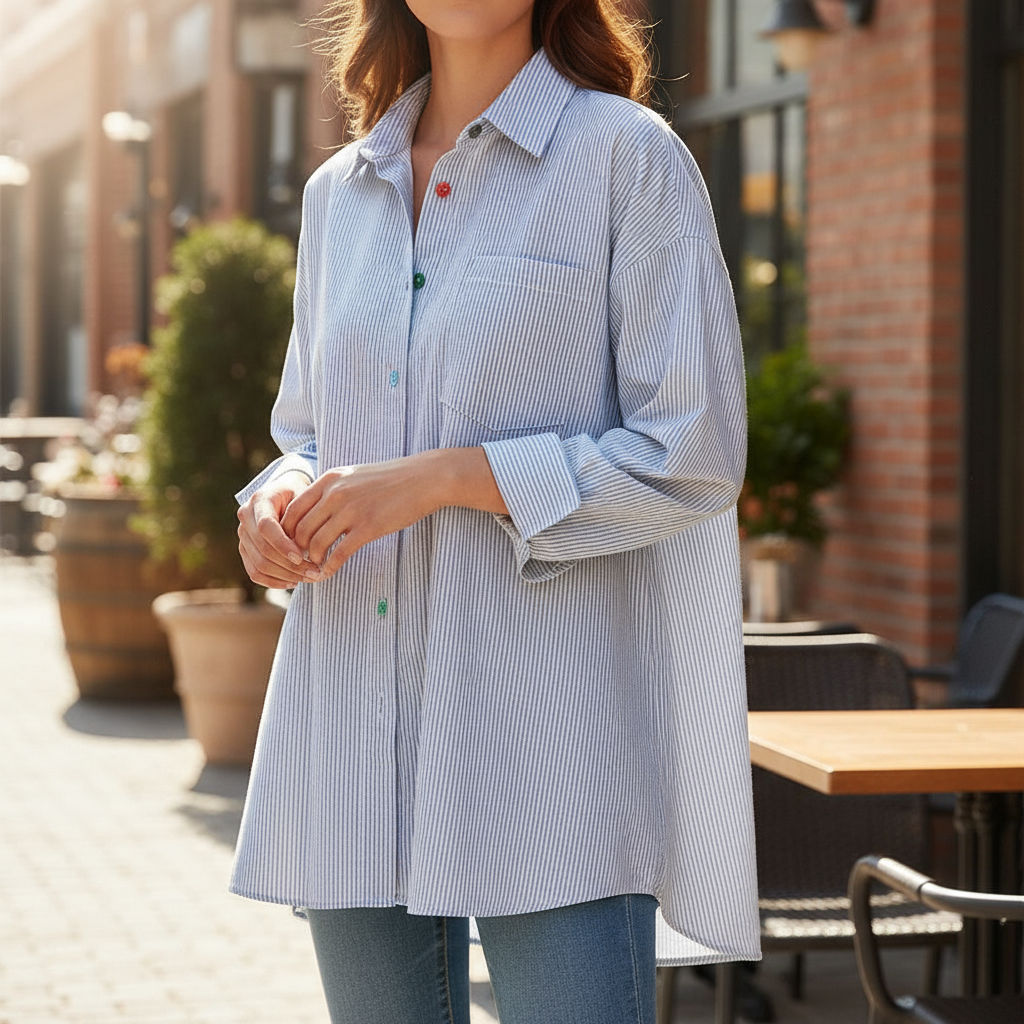 Lovito เสื้อผู้หญิง บล็อกสี ลําลอง LNL70230