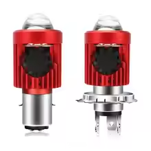 H4/H6 LED หลอดไฟหน้ารถจักรยานยนต์ 8000LM 12V-80V Hi/Lo Beam CSP เลนส์ไฟตัดหมอก