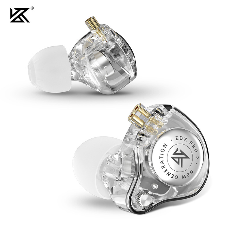 หูฟังอินเอียร์ KZ EDX PRO 2 สําหรับฟังเพลงและเล่นเกมแบบไดนามิก พร้อมดีไซน์สายเปลี่ยนได้ 2PIN
