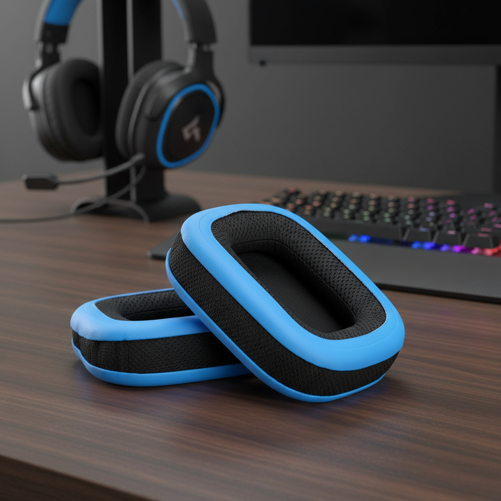 แผ่นรองหูฟังสําหรับหูฟัง Logitech G35 G930 G430 F450 G331 G231 G431