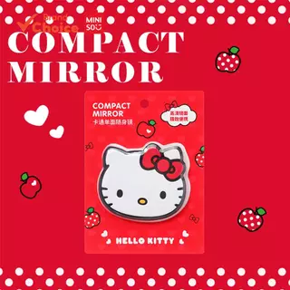MINISO เฮลโลคิตตี้ แอปเปิ้ล ซีซั่น ซีรีส์ - กระจกพกพาการ์ตูนสุดน่ารัก ขนาด 11 ซม. × 15 ซม. ของขวัญในอุดมคติ