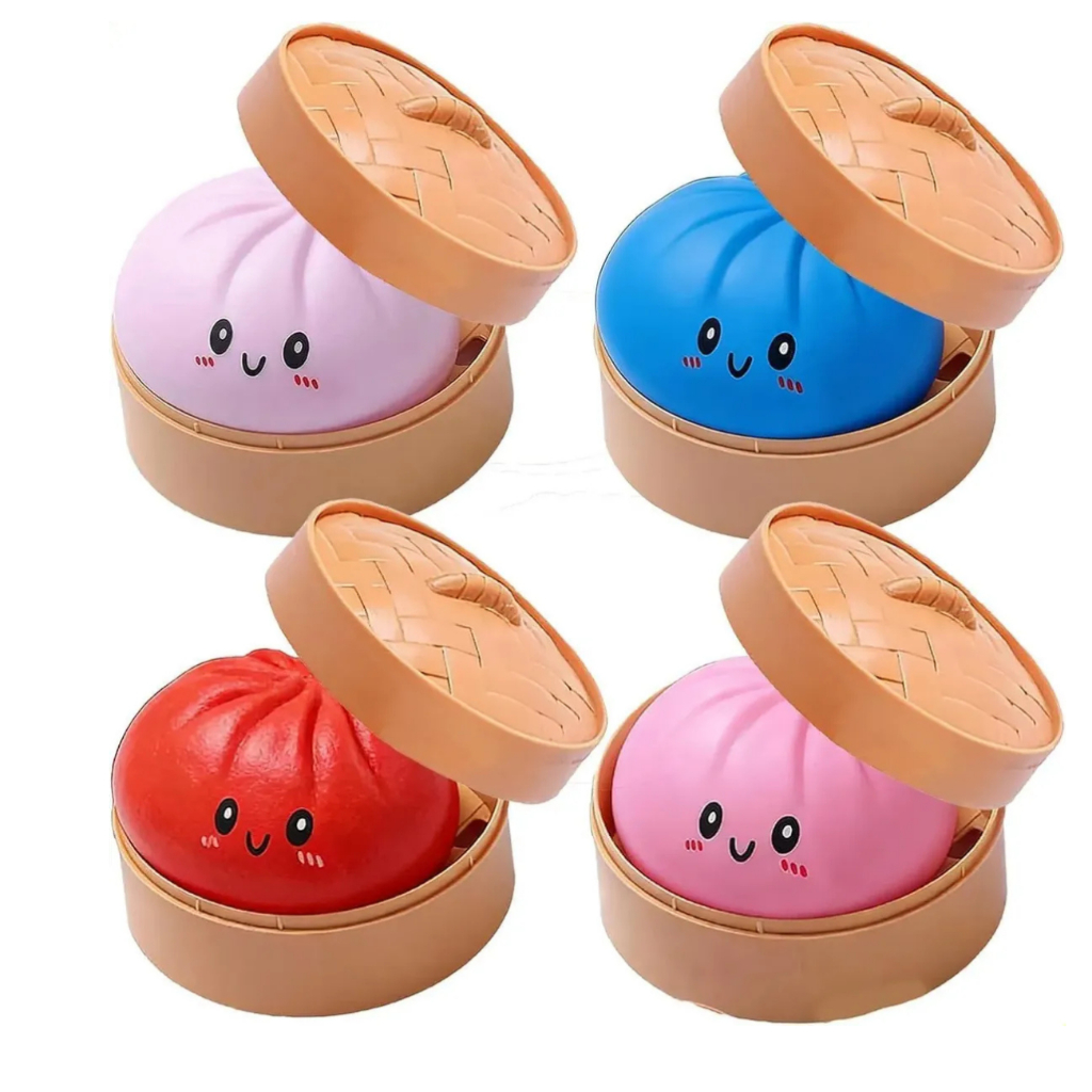 Squishy Bolinho Macio Surprese Bright Taba Squishy