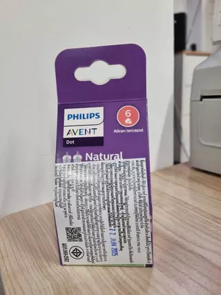Philips AVENT จุกนม Natural Response ซิลิโคน จุกเสมือนเต้านม สำหรับ 3-9 เดือน ระดับ 4/5/6 แพ็ค 2 ชิ้น