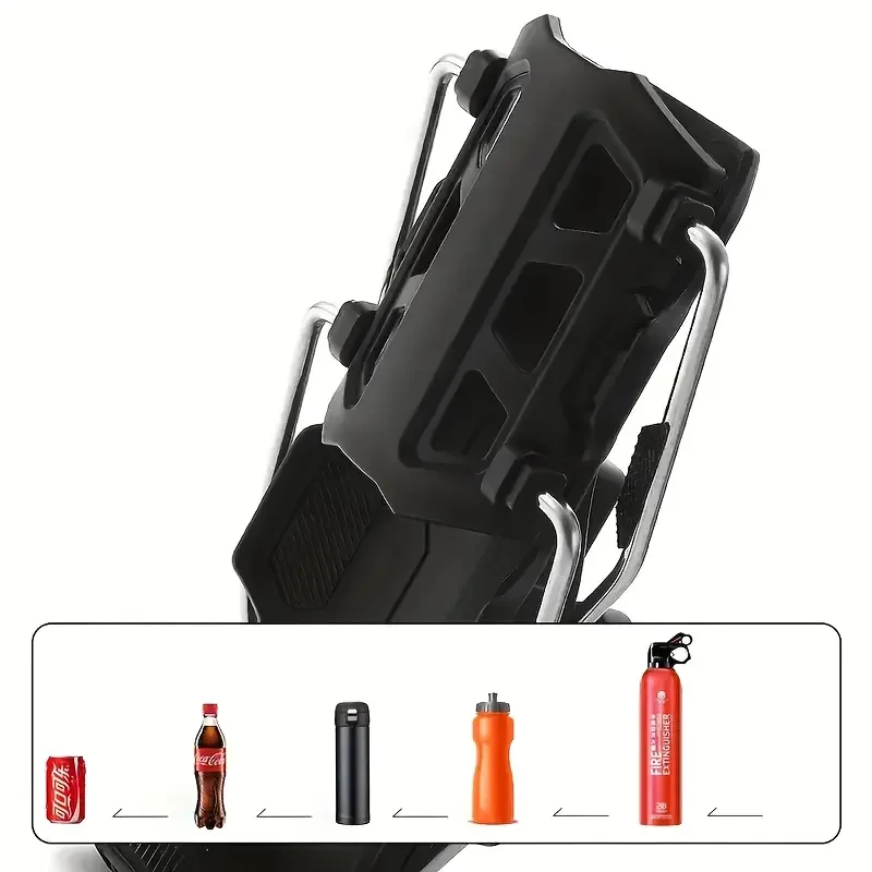 ที่วางแก้วรถจักรยานยนต์แบบปรับได้-ที่ยึดเครื่องดื่มป้องกันการโจรกรรมแบบสากลสําหรับมือจับ/กระจก - รูปที่ 3