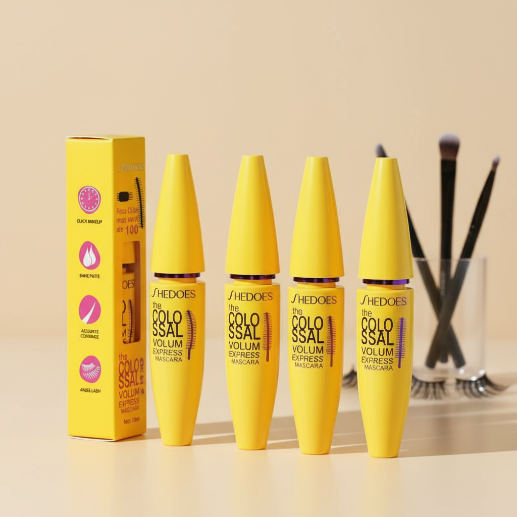 มาสคาร่ากันน้ํา 7D จาก SHEDOES - สําหรับดัดขนตา ยาวขึ้น และมีวอลลุ่ม