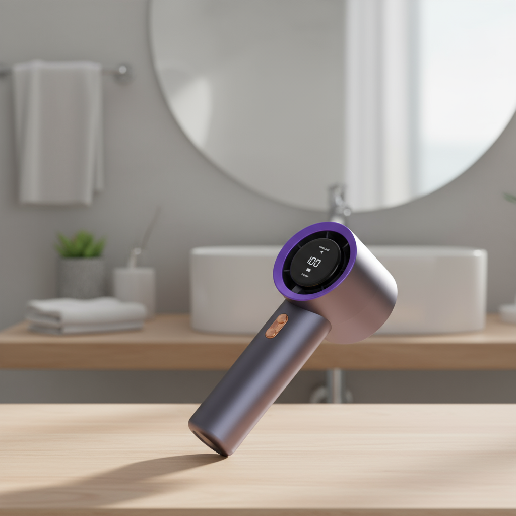 พัดลมมินิ USB แบบพกพา T11 ความเร็วสูงพัดลมเทอร์โบกลางแจ้งไร้ใบพัด