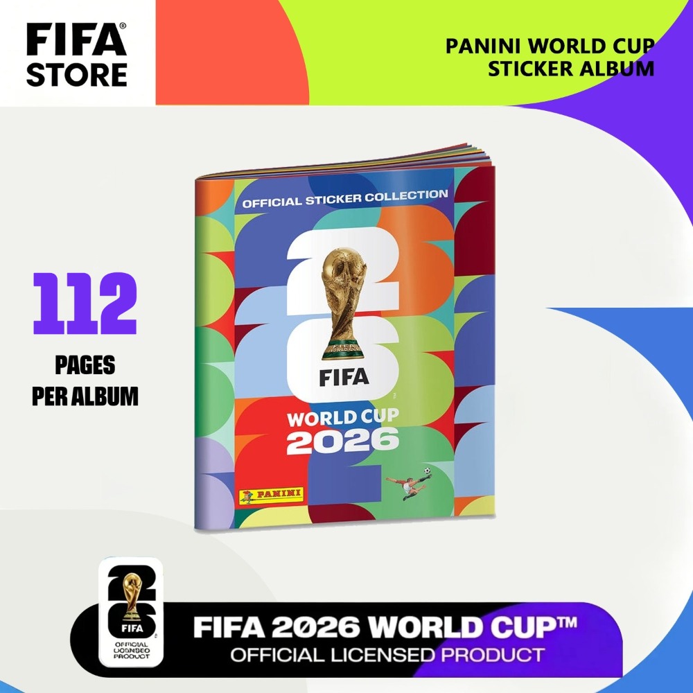 พานินี่ อย่างเป็นทางการ ฟีฟ่า 2026 อัลบั้มสติกเกอร์ฟุตบอลโลก - 112 หน้า 48 ทีม 980 ช่องสติกเกอร์