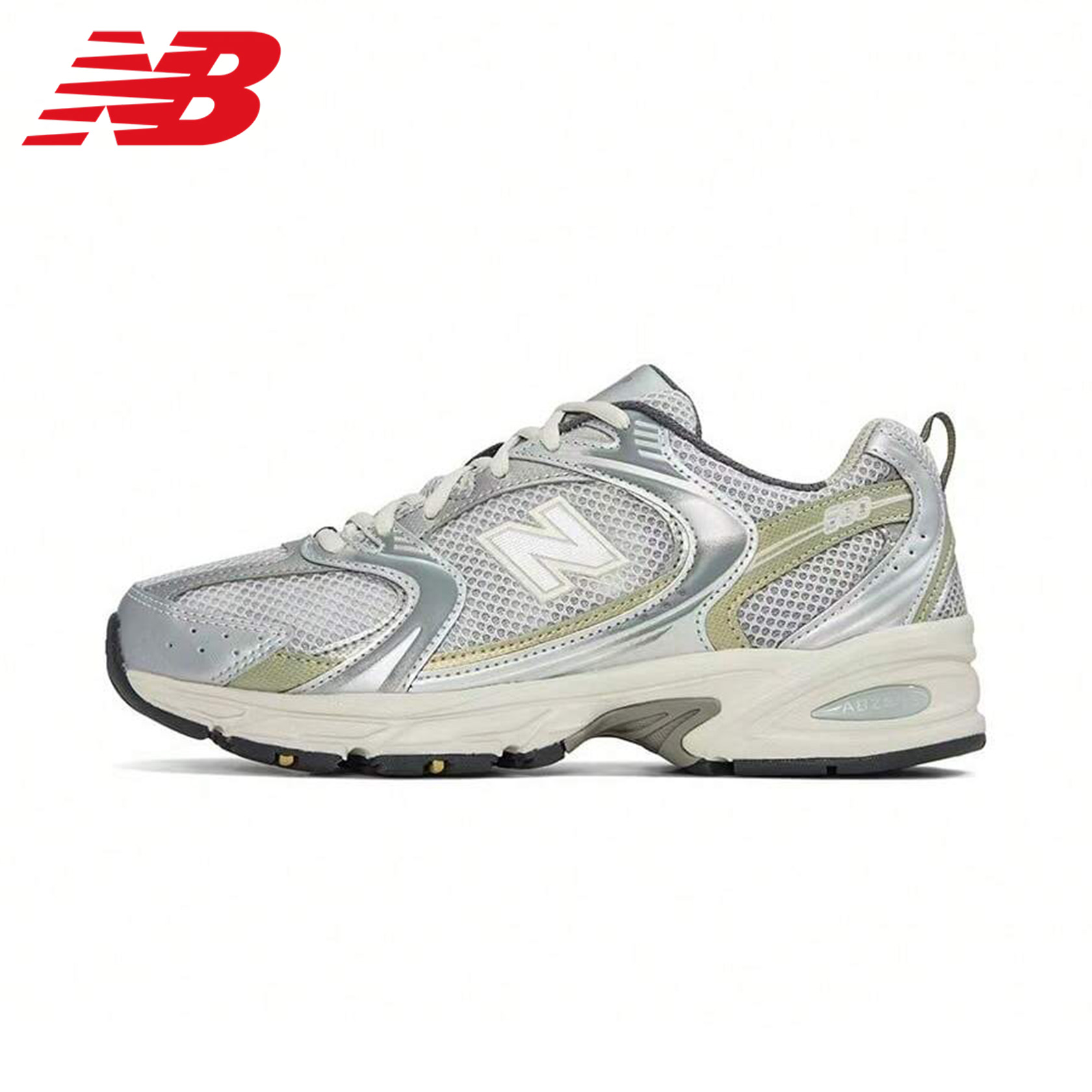 NEW BALANCE นิวบาลานซ์ 530 รองเท้าวิ่งย้อนยุคผู้ชายต่ําด้านบนดูดซับแรงกระแทกตาข่ายระบายอากาศและหนังส
