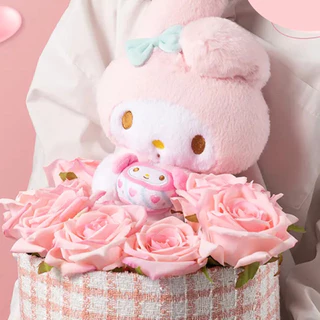 MINISO มาย เมโลดี้ แซนวิชคุกกี้ ซีรีส์ - ตุ๊กตาผ้านั่งน่ารัก เหมาะเป็นของขวัญสําหรับเด็กผู้หญิง ขนาด 30 ซม.
