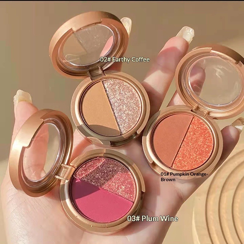 พาเลทอายแชโดว์สีคู่ – Matte & Shimmer, เม็ดสีสูง, ผสมผสานได้, แต่งหน้าราคาไม่แพงอย่างเป็นทางการของทางเลือก