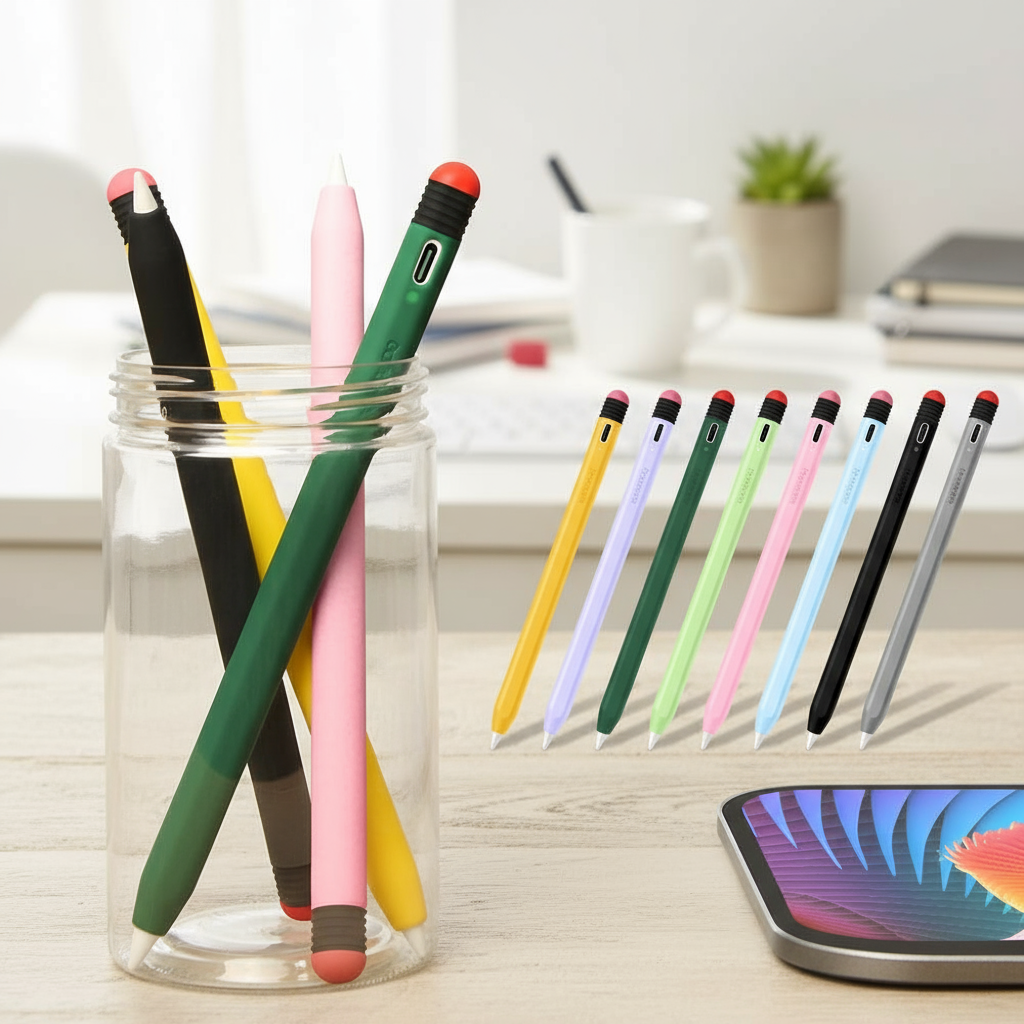 ปลอกปากกา GOOJODOQ - ป้องกันสําหรับ Apple Pencil 2 และปากกา GOOJODOQ (รุ่นที่ 9 ถึง 13)