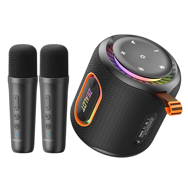 ลําโพงบลูทูธกลางแจ้ง ZEALOT M1 กําลังขับ 30W แบตเตอรี่ 6000mAh สเตอริโอ มินิ บลูทูธ 5.4 ไฟ RGB ฟังก์