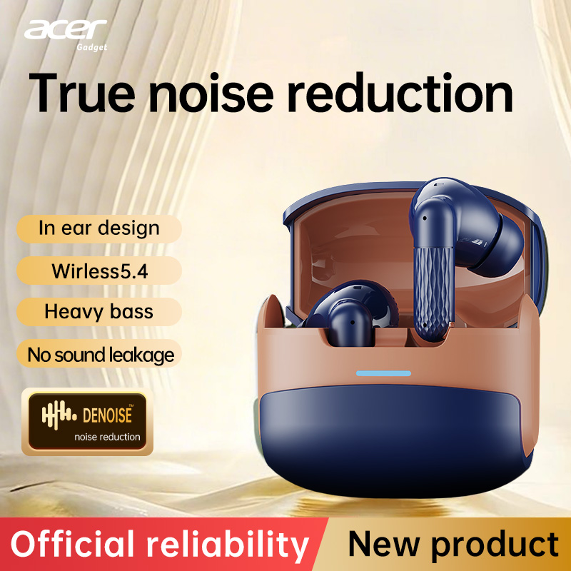 Acer OHR-548 หูฟังหูฟังไร้สายหูฟังชนิดใส่ในหู 24H Long Playback BT5.4 45 Comfort Fit เกม/โหมดเพลง HD