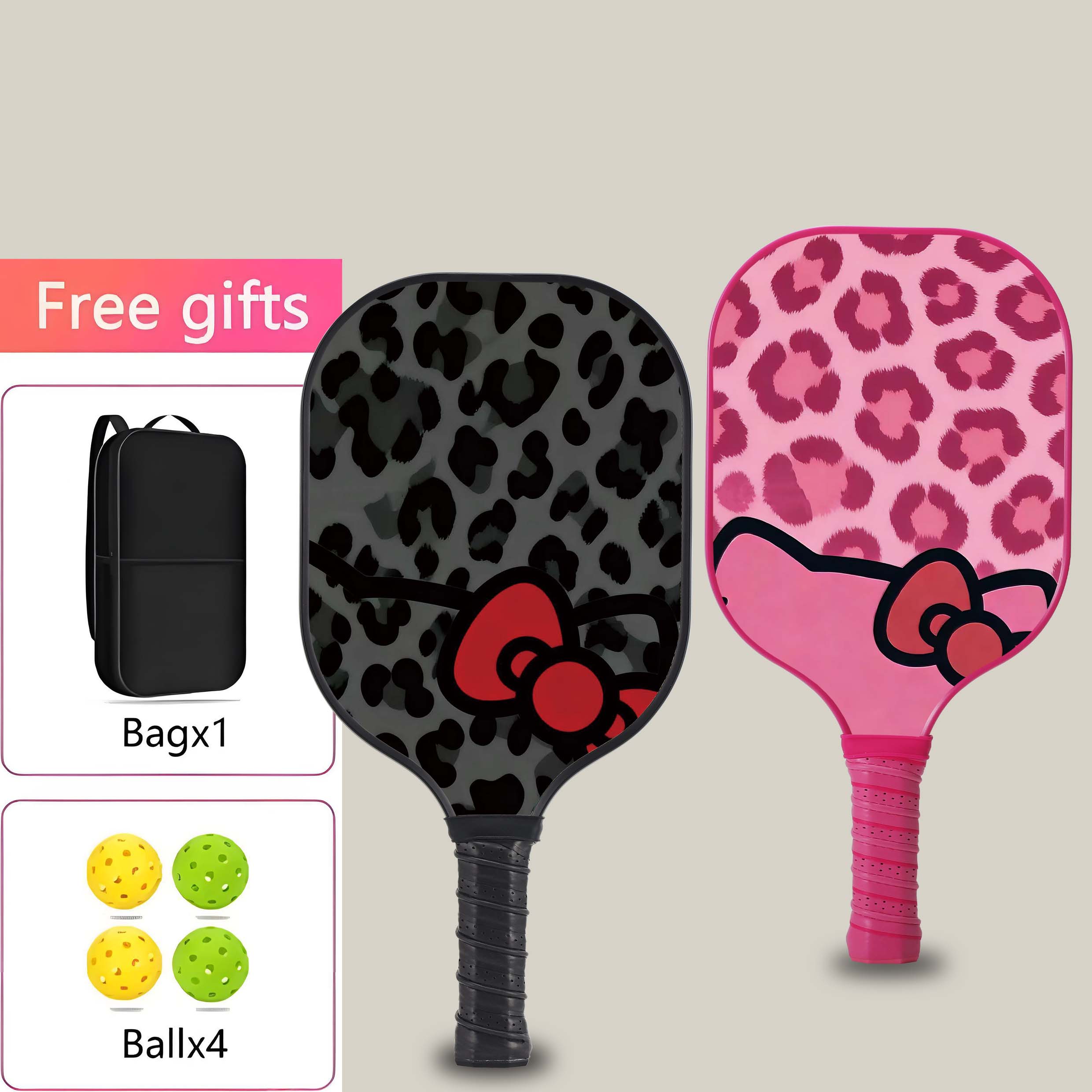 ไฟเบอร์กลาส Pickleball Paddle กีฬากลางแจ้งการฝึกอบรมฟิตเนสแร็กเก็ต