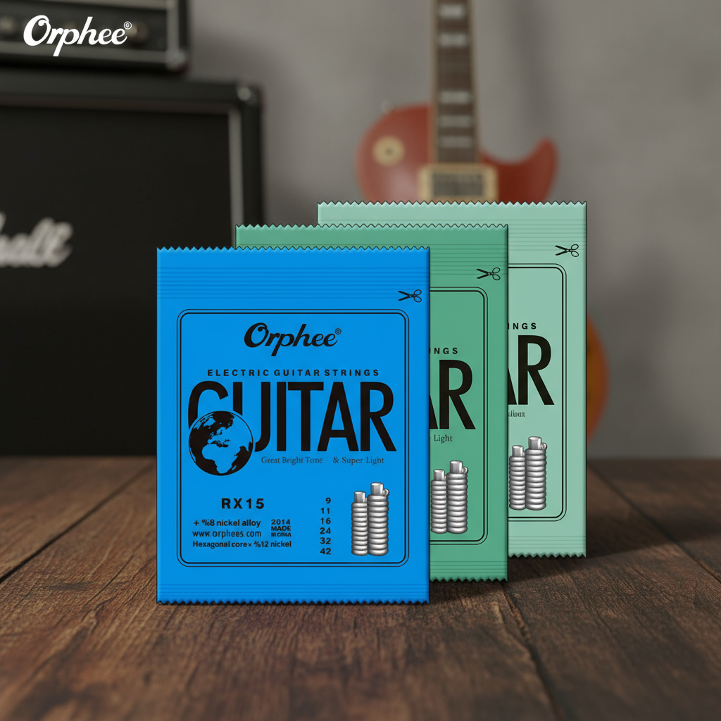 สายกีตาร์ไฟฟ้า Orphee RX15 RX17 RX19 นิกเกิลชุบเหล็ก คุณภาพสูง