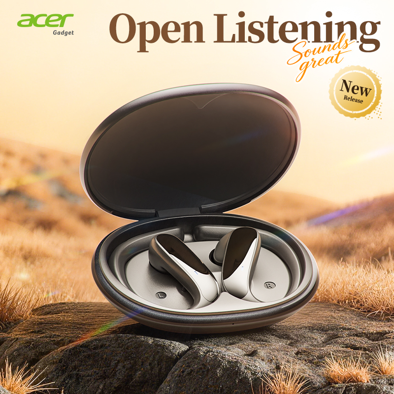 Acer OHR718 หูฟัง Type-C หูฟังไร้สายบลูทูธพร้อมไมโครโฟน Earpods หูฟัง 300mAh ชุดหูฟังชาร์จ 10 M Stab