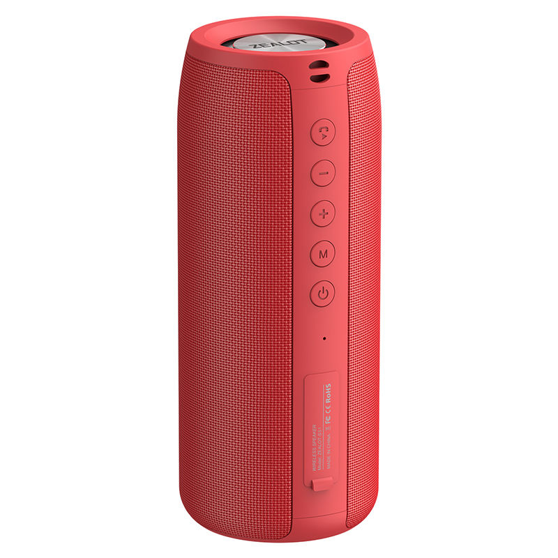 ลําโพงบลูทูธ ZEALOT S51 10W 1800mAh BT5.2 TWS สเตอริโอ พกพาง่าย พร้อมสายคล้อง คอ รองรับเบสหนัก ลําโพ
