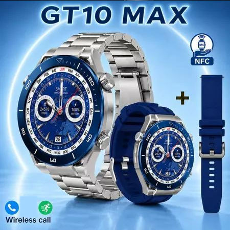 TechLife Smart Watch Gt5 Pro มัลติฟังก์ชั่น Nfc Hd Amoled Screen Sync การทํางาน
