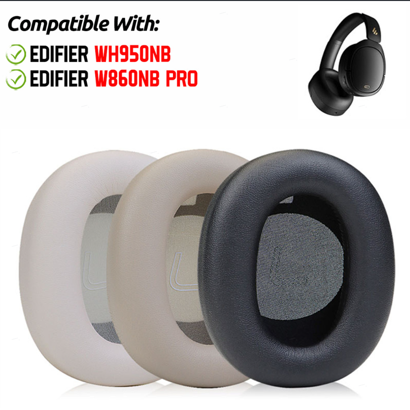 ฟองน้ําแผ่นรองหูฟังทดแทน 1 คู่สําหรับหูฟัง Edifier WH950NB W860NB Pro