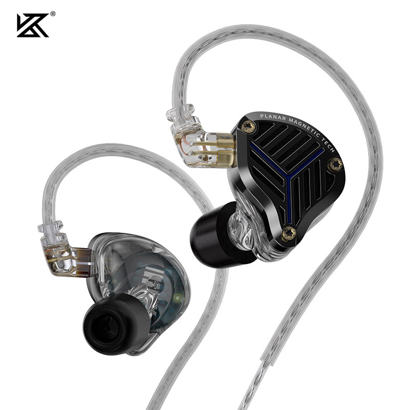 KZ PRX หูฟังหูฟังรุ่นที่สี่ Planar ไดอะแฟรม HiFi Music หูฟังกีฬาชุดหูฟัง High-Purity Silver-Plated ส