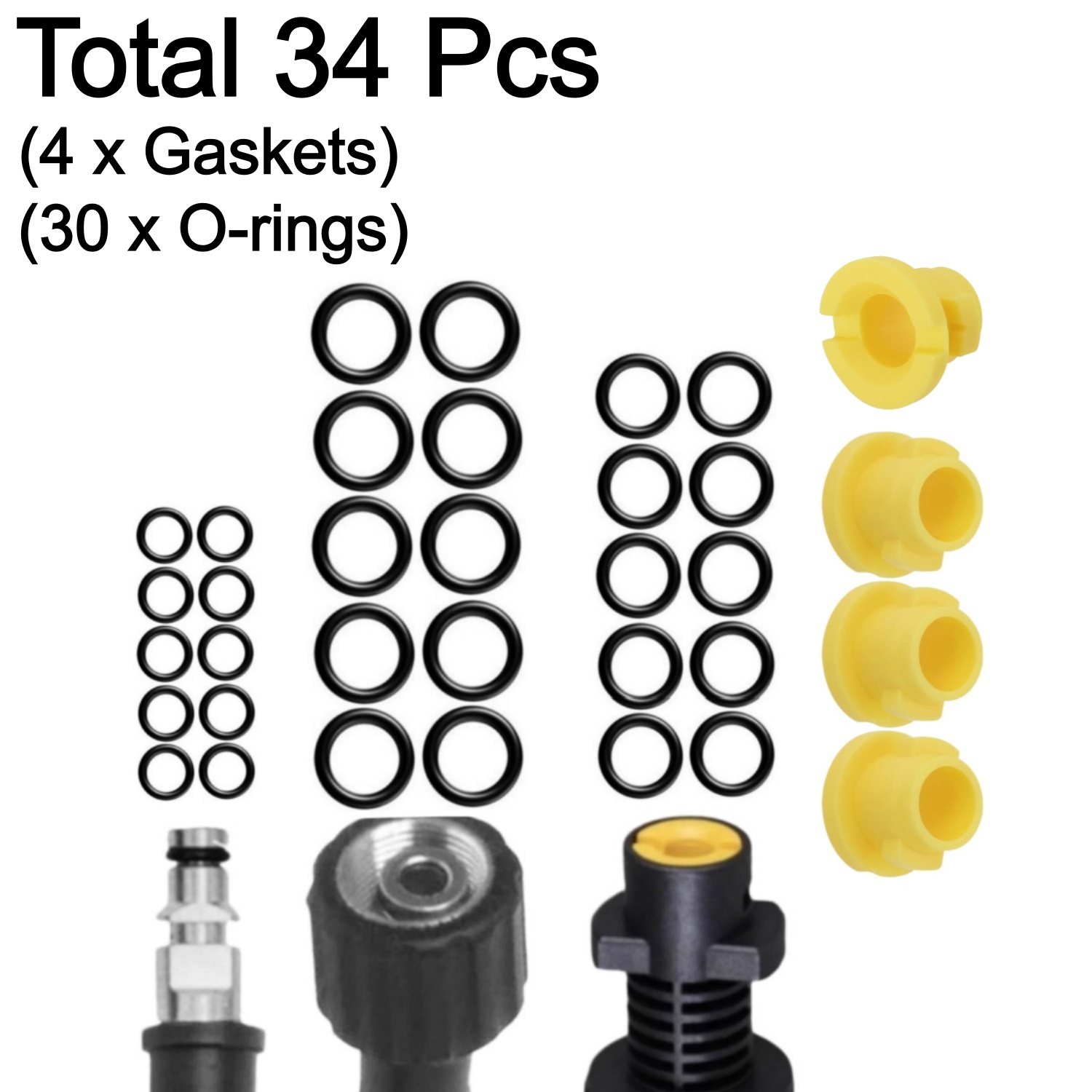 Karcher K2-k7 Lance ท่อหัวฉีดซีล O-สําหรับแหวนและปะเก็นชุด Anti-leak เปลี่ยนอะไหล่ 2.640-7.0