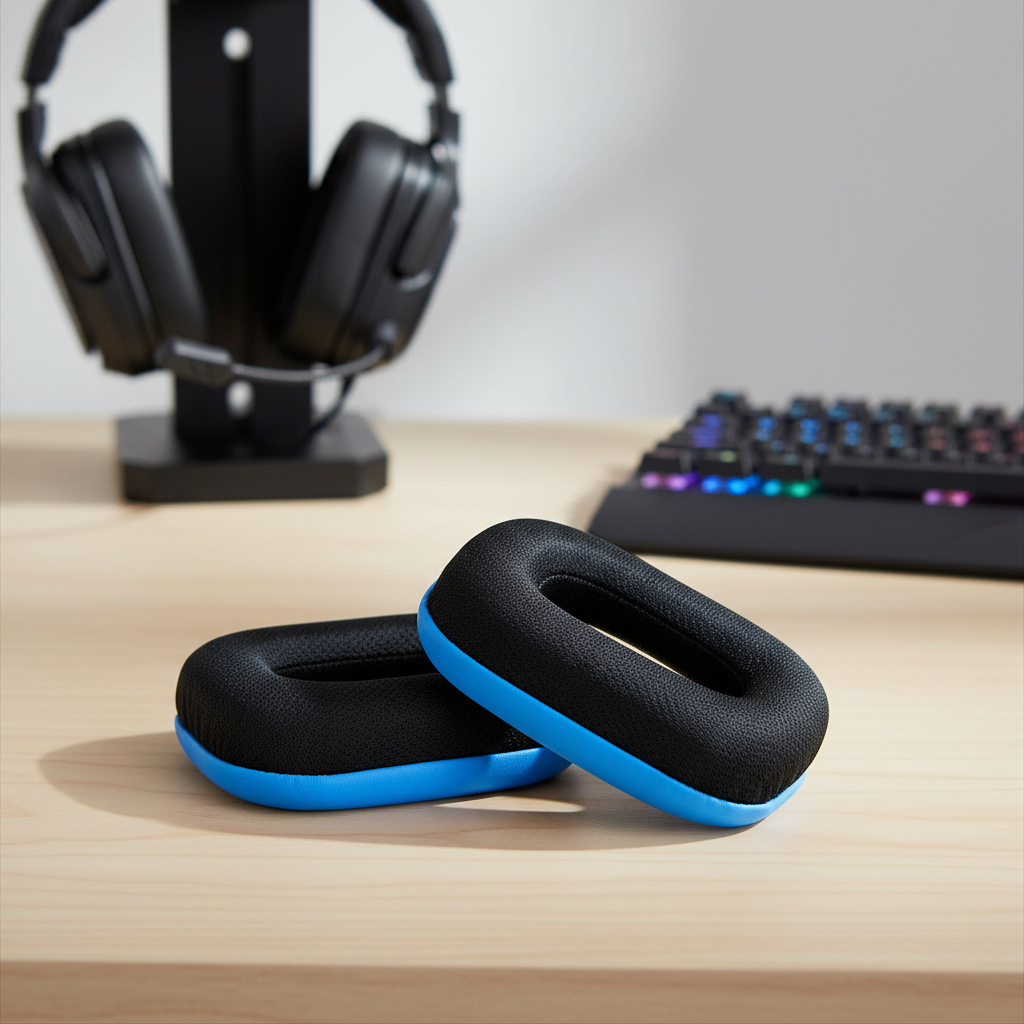 แผ่นรองหูฟังสําหรับเปลี่ยนสําหรับหูฟัง Logitech G35 G930 G430 F450 G331 G231 G431