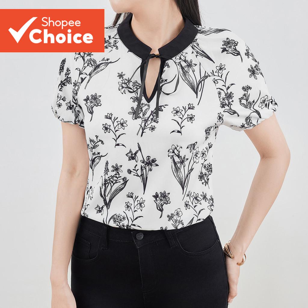 ผู้หญิง Boho เสื้อ Colorblock Lace Up นุ่มสบายฤดูใบไม้ผลิ/ฤดูร้อนเสื้อ L137ED015