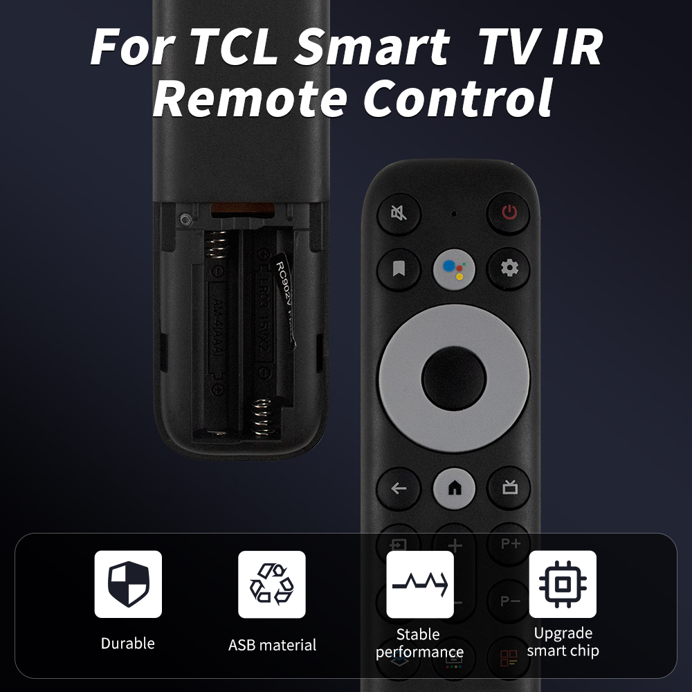 รีโมทคอนโทรลสํารอง RC902V FMR4 สําหรับ TCL Mini-LED QLED 4K UHD Smart Android TV