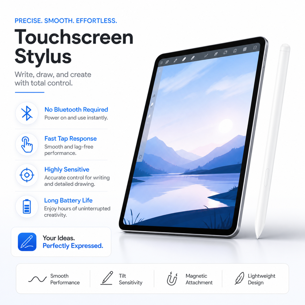 ปากกาสไตลัส S Pen สําหรับ Samsung Galaxy Tab S7/S7+ (ไม่มีบลูทูธ)