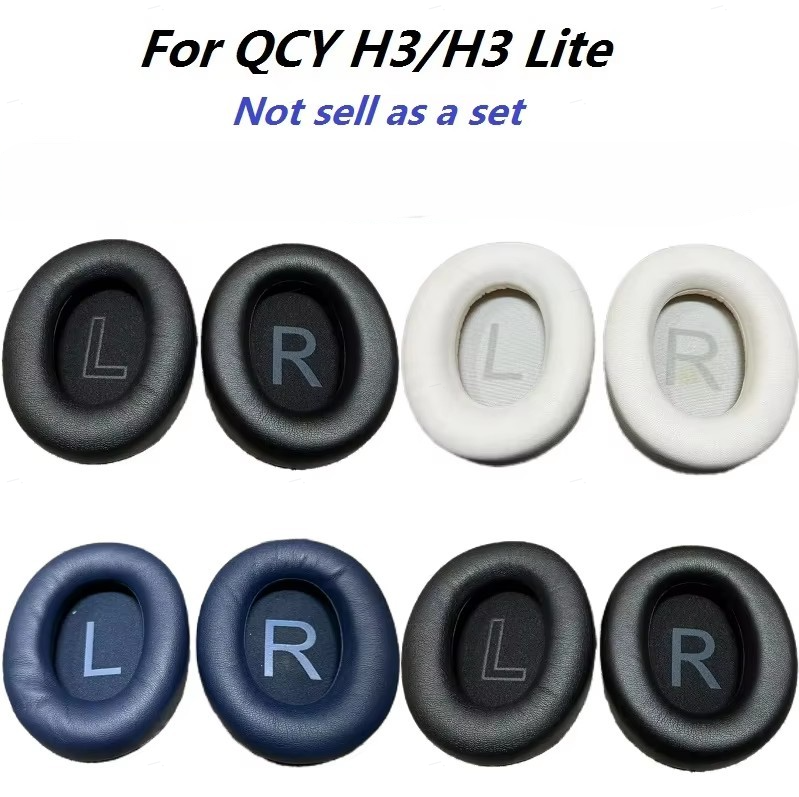 แผ่นรองหูฟังโฟมทดแทน 1 คู่สําหรับหูฟัง QCY H3 H3 Lite H3S