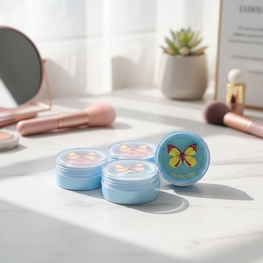 CAPPUVINI บาล์ม 3-in-1 - บลัช, คอนทัวร์, คอนซีลเลอร์ บัตเตอร์ฟลาย