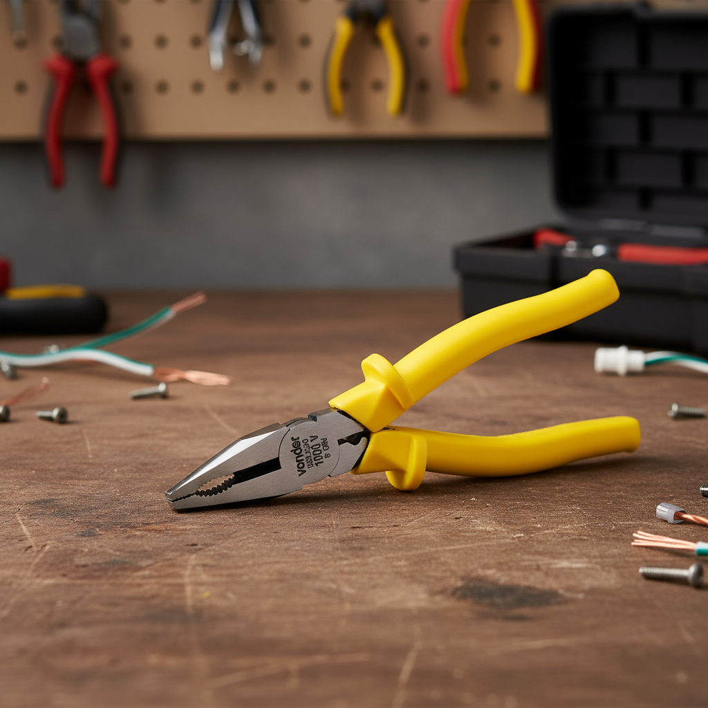 VONDER คีมอเนกประสงค์หุ้มฉนวน 8 นิ้ว 1000V เครื่องมือสําหรับช่างไฟฟ้าและมืออาชีพ