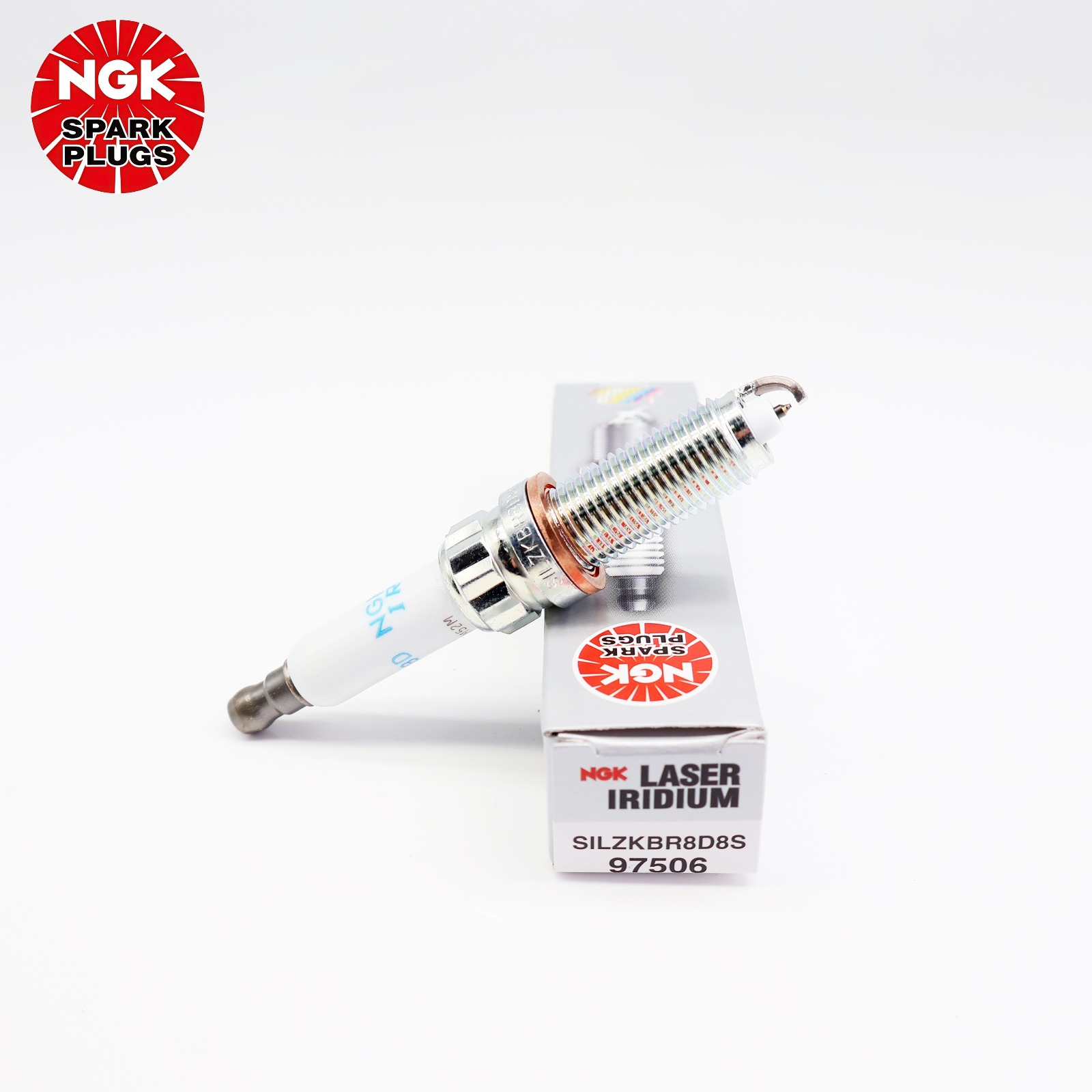 Ngk Laser Iridium Spark Plug Silzkbr8d8s 97506 สวมใส่ปลายอิริเดียมบางการใช้ต่ํา Anti-misfire