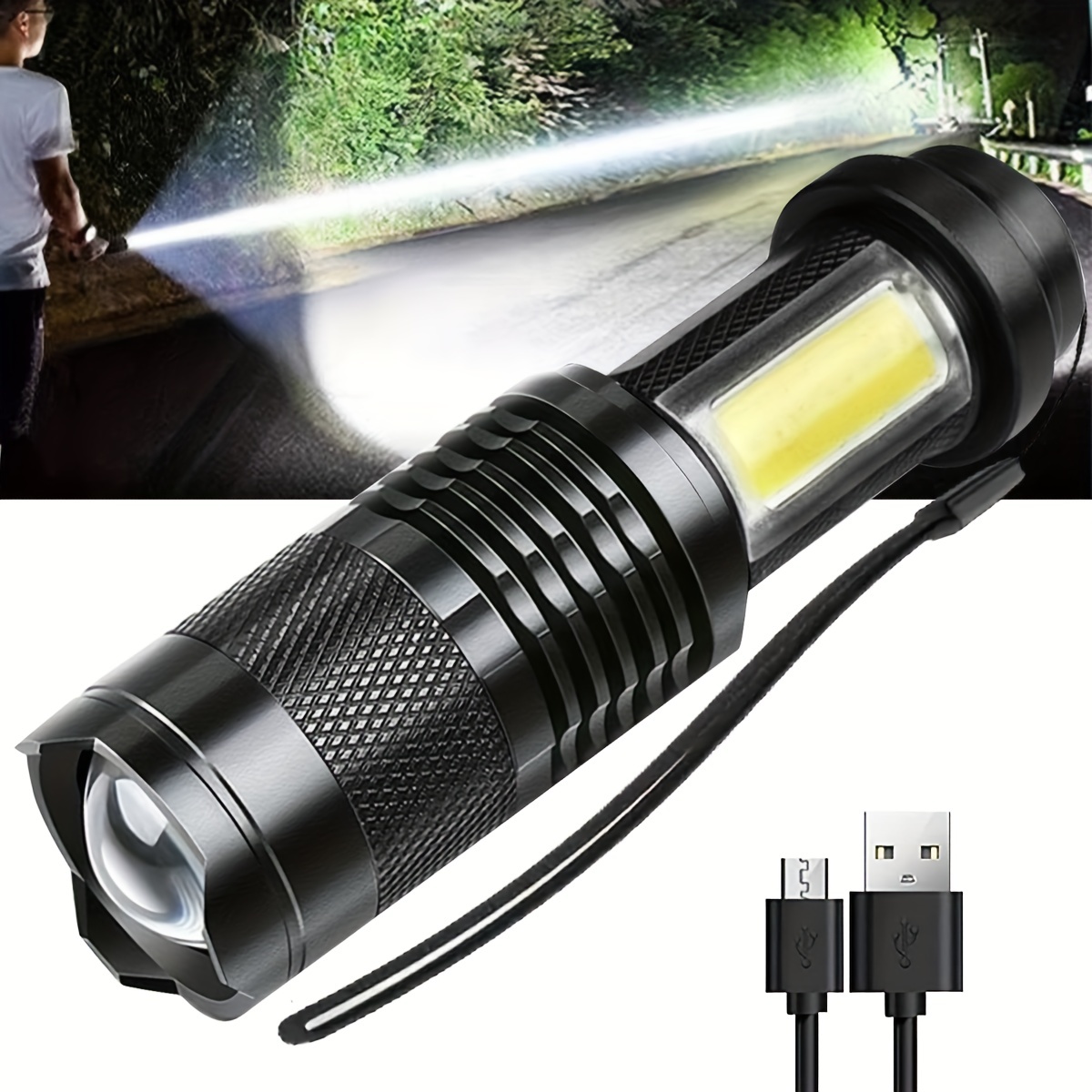 SD05 ไฟฉายดําน้ํา 3000 Lumens LED IPX8 กันน้ํา 100M ไฟฉายดําน้ําใต้น้ํา