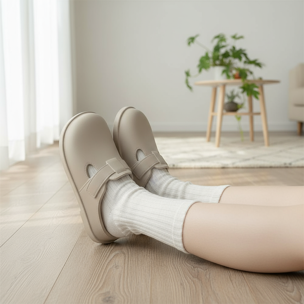 รองเท้าแตะผู้หญิง EVA Boken – รองเท้าแฟชั่นกันลื่นสําหรับกิจกรรมกลางแจ้งในสภาพอากาศอบอุ่น