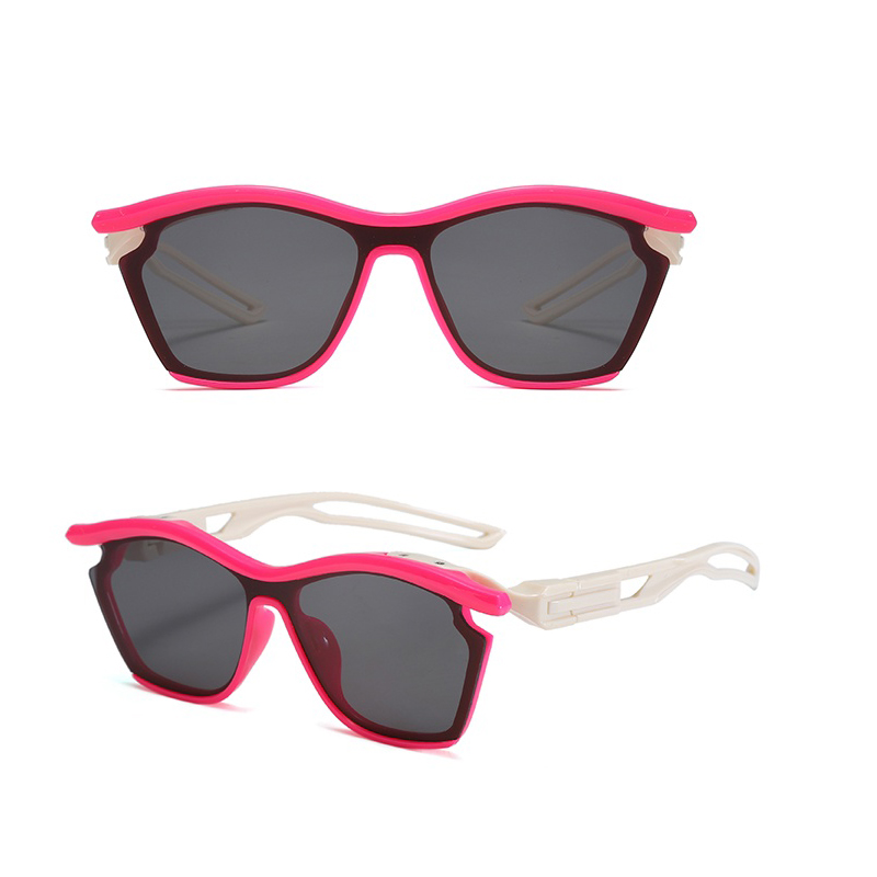 แว่นกันแดดแฟชั่นเด็กรุ่นใหม่ ป้องกันรังสียูวี กลางแจ้ง เด็กชาย เด็กหญิง กันแดด แว่นตาสําหรับเด็ก - รูปที่ 6