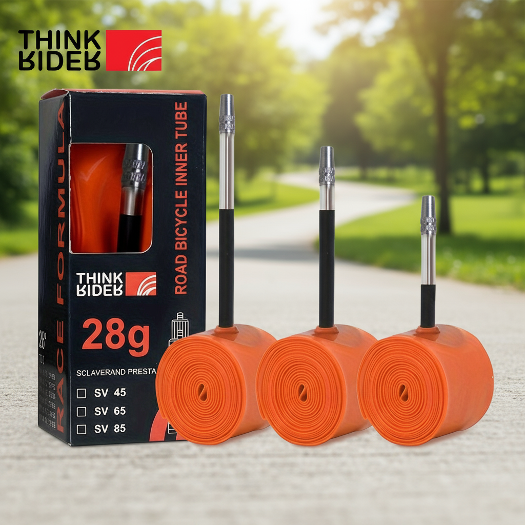 ThinkRider 28g ยางในจักรยาน TPU น้ําหนักเบาพิเศษ 700x18/25/28 ยางในจักรยานเสือหมอบ 45/65/85mm วาล์วฝรั่งเศส