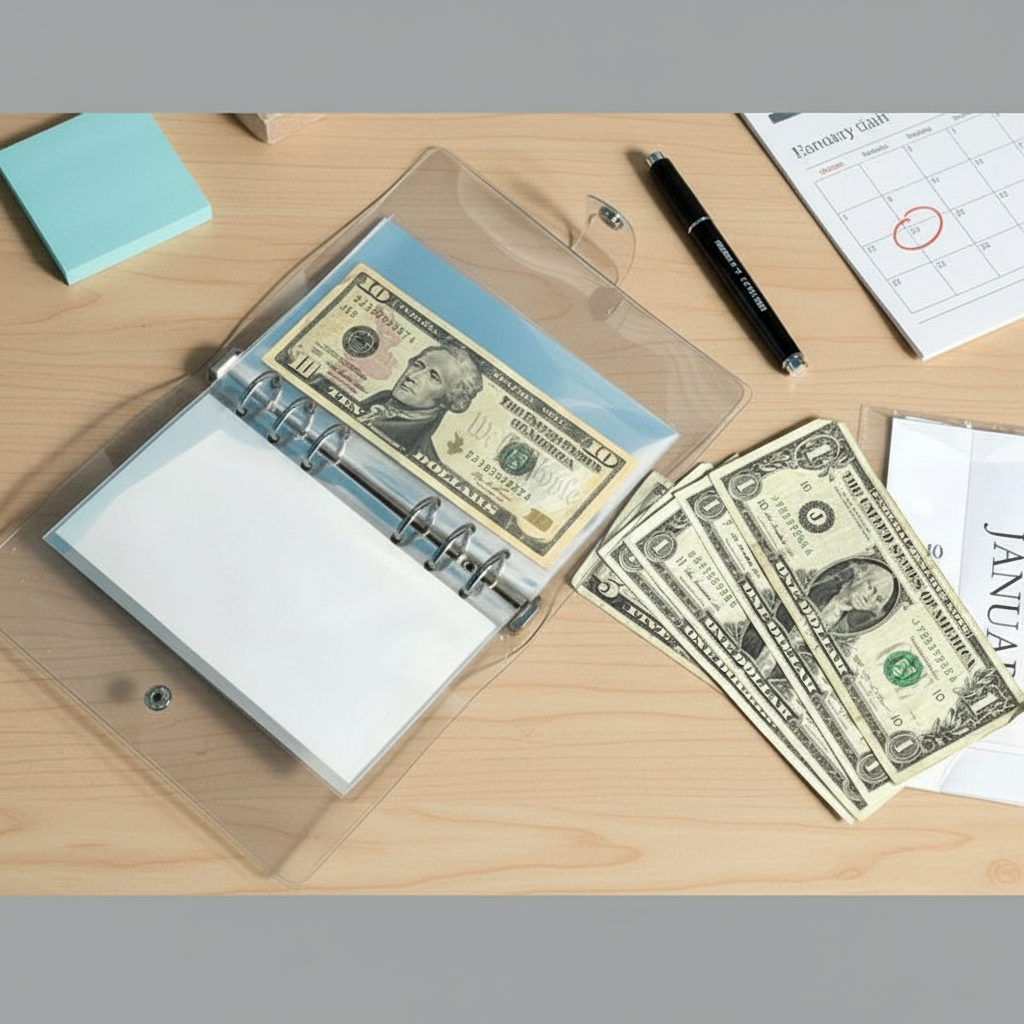 สมุดเงินฝากแบบแนวตั้งพร้อมคลิปเหล็กหกห่วง, อัลบั้มการ์ดช่องเดียว, อัลบั้มรูป, สมุดโน้ตใบหลวม PVC, ซอ