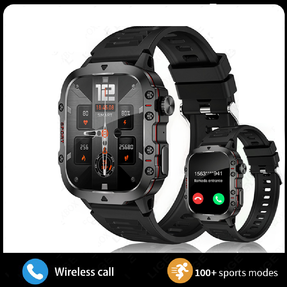 Techlife H11 สมาร์ทวอทช์ โทรผ่านบลูทูธ หน้าจอ 1.96 นิ้ว ของขวัญวันพ่อ