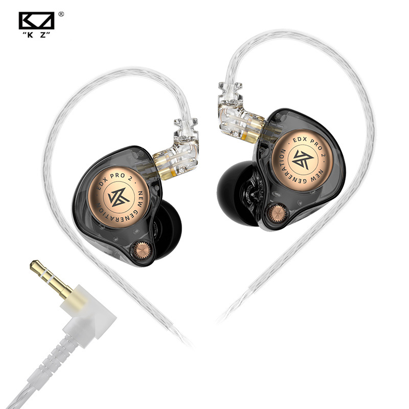 KZ EDX PRO 2 หูฟังอินเอียร์ไดนามิกสําหรับดีเจระดับไฮไฟ หูฟังเอียร์บัดตัดเสียงรบกวนสําหรับฟังเพลง มีห