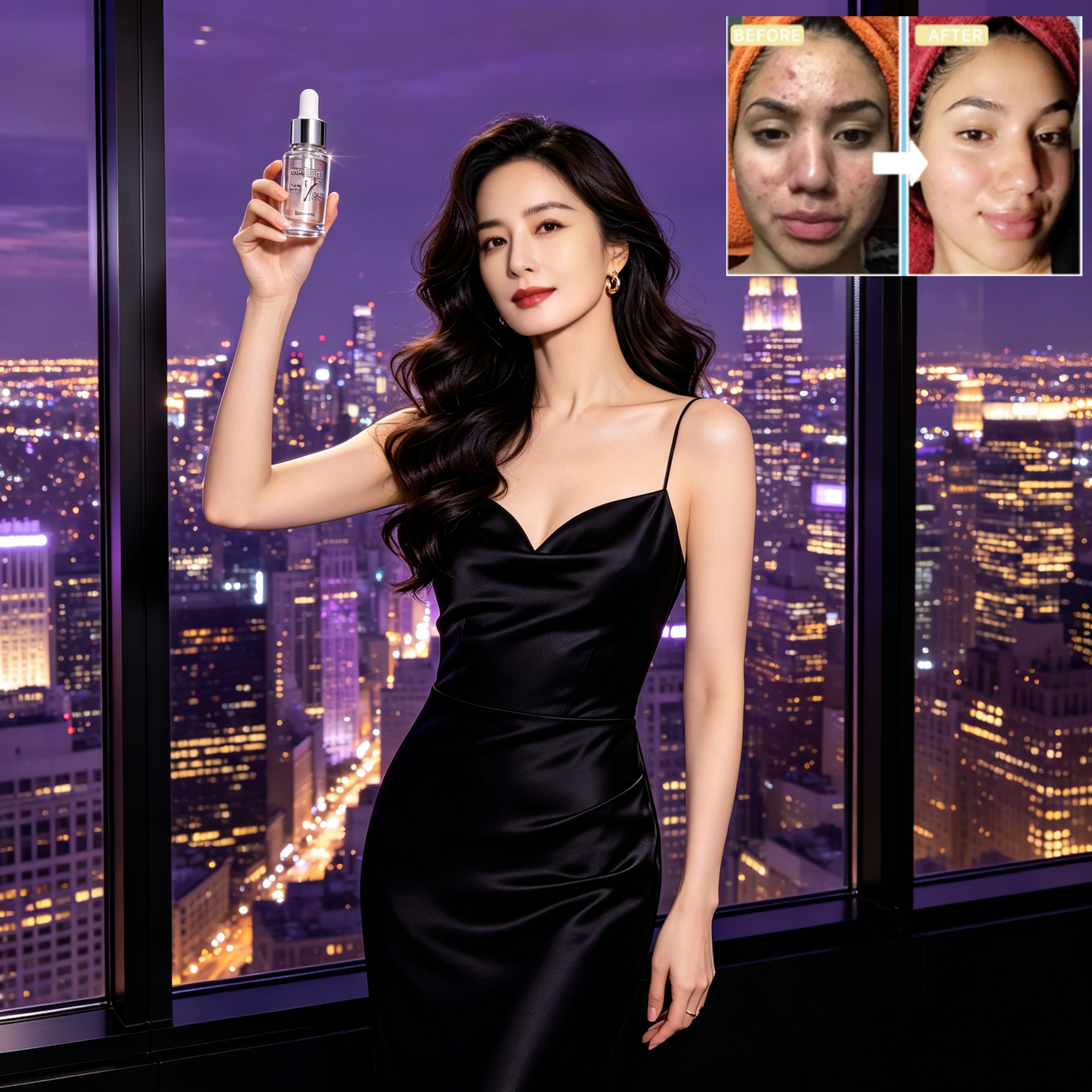 เซรั่มบํารุงผิวหน้า Pink Future Hydrating Brightening Even-Tone Spot-Fading 7 วัน