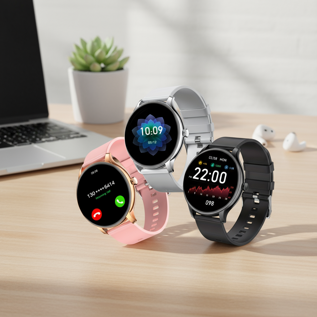 นาฬิกาฟิตเนสอัจฉริยะ LAXASFIT 2025 สําหรับผู้ชายและผู้หญิง ติดตามอัตราการเต้นของหัวใจ สําหรับ Androi