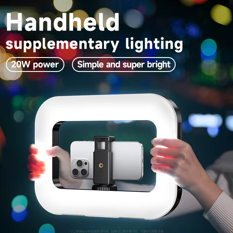 Dimming ชาร์จ LED แหวนกระต่ายกรงบลูทูธ Selfie Light สมาร์ทโฟนสําหรับ Video Rig Vlog Live Stream TikT