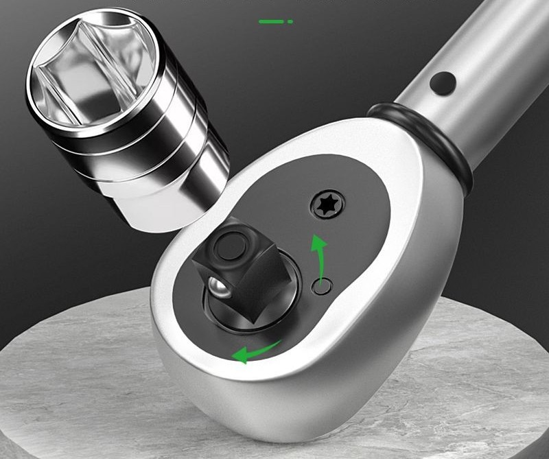 One Piece BAOLIAN 72-TOOTH TORQUE WRENCH Professional จักรยาน Spanner ยานยนต์เครื่องมือ Hardened Chr