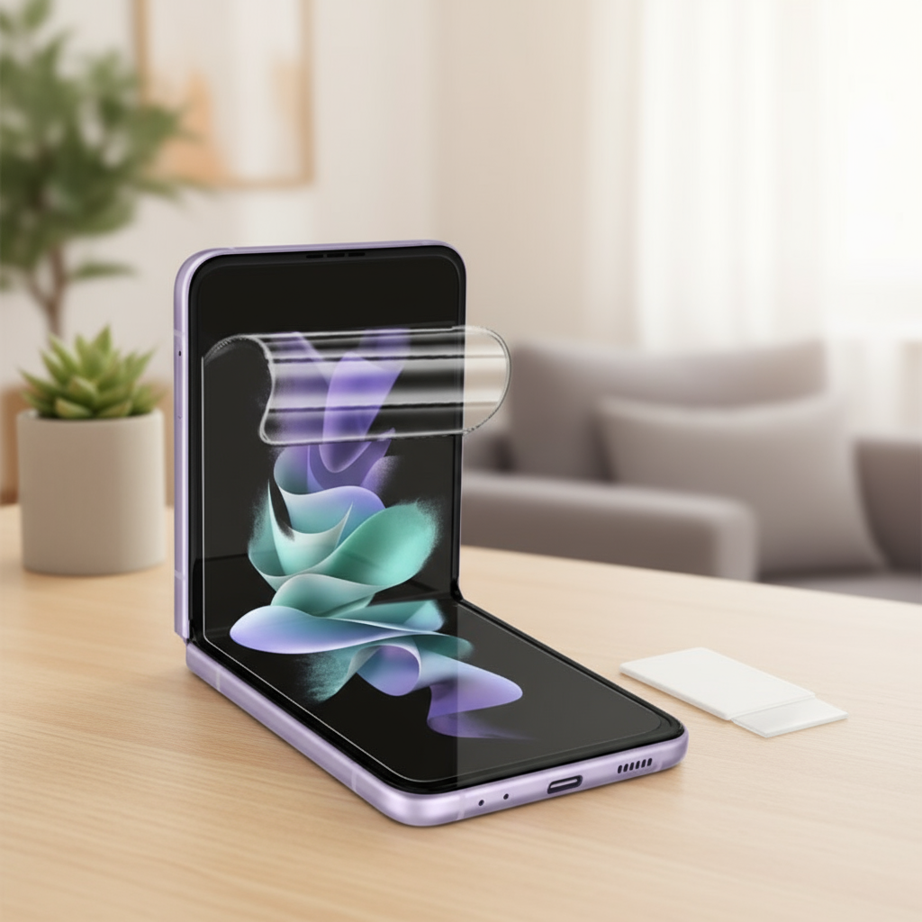 ฟิล์มไฮโดรเจลกันรอยสําหรับ Samsung Galaxy Z Flip 5, Z Flip 4, Z Flip 3, Z Flip 5G, Flip3
