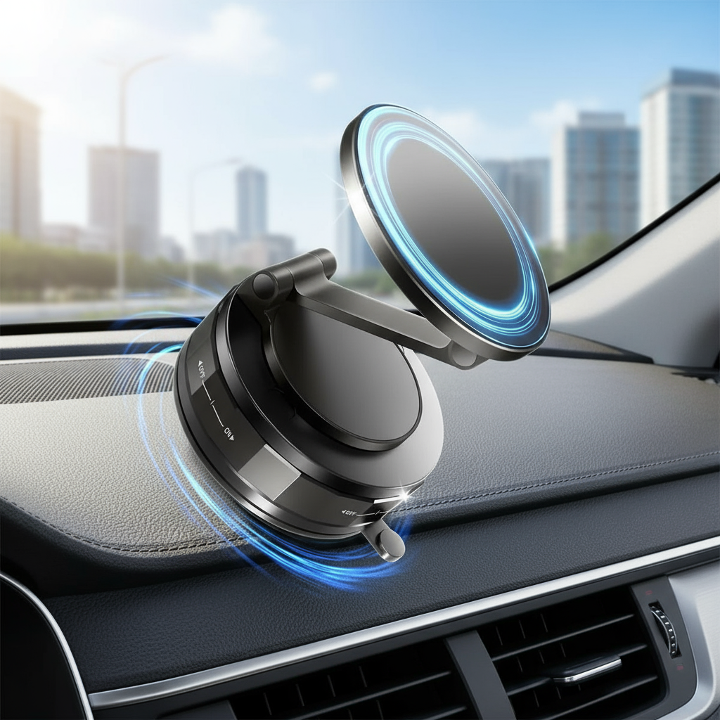 EYD VP05 ขาตั้งโทรศัพท์ในรถแบบพับเก็บได้ 360°