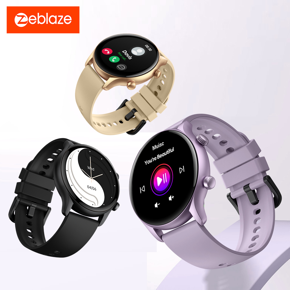 Zeblaze Btalk 3 Plus 1.39" จอแสดงผล HD โทรด้วยเสียงนาฬิกาอัจฉริยะกันน้ํา