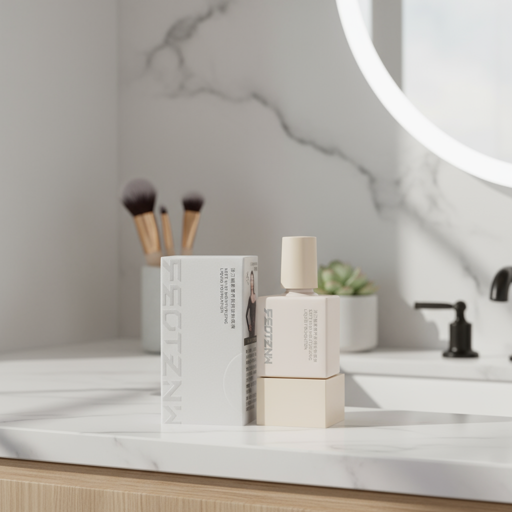 Fa Ting Ni 4th Gen Foundation 8ml, ควบคุมความมัน, คอนซีลเลอร์, กันเหงื่อ, ติดทนนาน, ตัวอย่างขนาดเล็ก